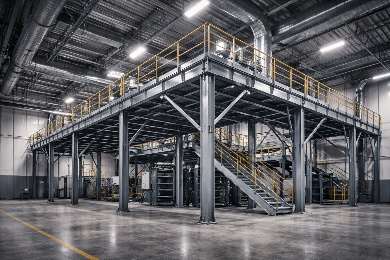 Steel structures and service platforms 1