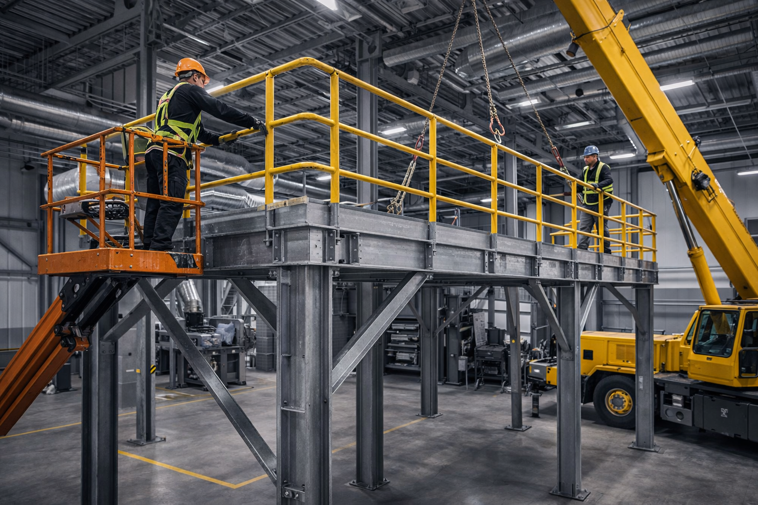 Steel structures and service platforms 4